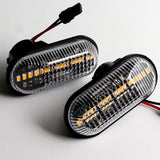 For 2000-2009 Honda S2000 Clear Lens Amber LED Turn Signal Side Marker Lights