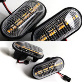 For 2000-2009 Honda S2000 Clear Lens Amber LED Turn Signal Side Marker Lights