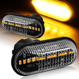 For 2000-2009 Honda S2000 Clear Lens Amber LED Turn Signal Side Marker Lights