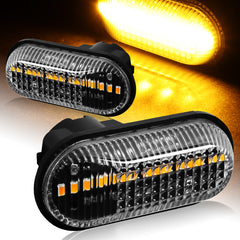 For 2000-2009 Honda S2000 Clear Lens Amber LED Turn Signal Side Marker Lights