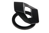 Lambo Style Black Aluminum Engine Start Stop Button Decor Ring Trim Cover