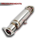 For 1998-2002 Honda Accord V6 T304 Stainless Steel Exhaust High Flow Test Pipe Cat