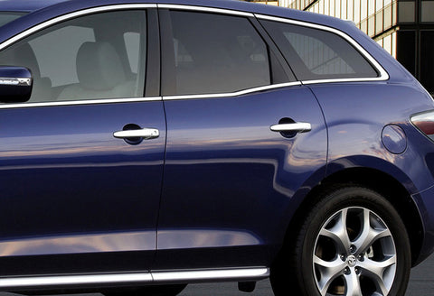 For 2007-2015 Mazda CX-7/CX-9 Mirror Chrome Door Handle Cover Cap Trim Kit  8-Pcs