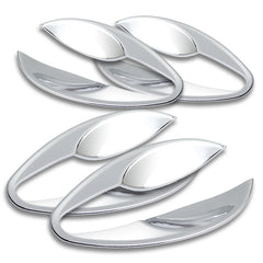 For 2013-2018 Nissan Altima Mirror Chrome Door Handle Bowl Cover Cap Trim Kit
