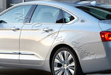For 2014-2019 Chevy Impala Mirror Chrome Door Handle Cover Cap Trim W/Smart Hole