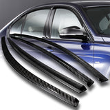 For 2012-2018 BMW F30 320i 330i 328i 340i Real Carbon Fiber Sun Shield Window Visor  4pcs