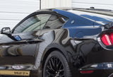 For 2015-2020 Ford Mustang Coupe Real Carbon Fiber Rain Sun Shield Window Visor  2pcs