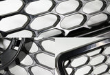 For 1996-2001 Audi A4 S4 B5 Black ABS Sport Mesh RS4 Style Front Hood Grille Grill