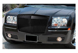 For 2005-2010 Chrysler 300 300C ABS Black Vertical Phantom Style Front Grille Grill