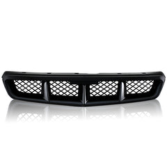 For 1999-2000 Honda Civic Mugen Style ABS Black Front Hood Bumper Grille Grill