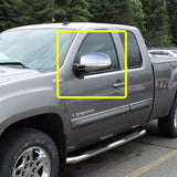 For 2007-2013 Chevy Silverado/Suburban/Tahoe Mirror Chrome Side Mirror Cover Cap  2pcs