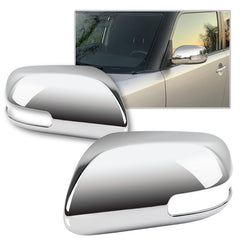 For 2008-2015 Scion xB Mirror Chrome ABS Side Turn Signal Mirror Covers Cover LH+RH