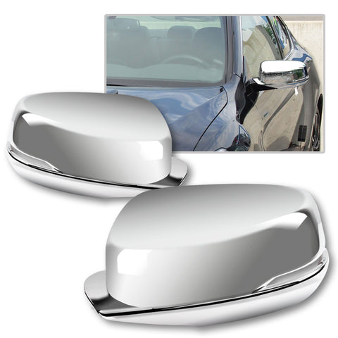 For 2013-2017 Honda Accord/ Crosstour Mirror Chrome ABS Side Turn Signal Mirror Cover Kit