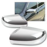 For 2007-2012 Nissan Altima Mirror Chrome ABS Side Mirror Covers Trim W/O Signal Cut