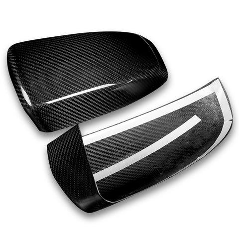 For 2008-2013 BMW X5 X6 E70 E71 Real Carbon Fiber Side Mirror Cover Cap 2pcs