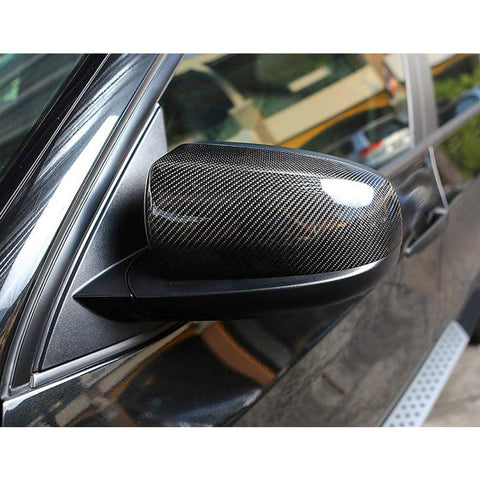 For 2008-2013 BMW X5 X6 E70 E71 Real Carbon Fiber Side Mirror Cover Cap 2pcs