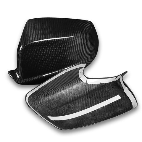 For 2010-2013 BMW F10 F11 F18 5-Series Real Carbon Fiber Side Mirror Cover Cap
