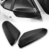 For 2016-2020 Honda Civic 10Th 100% Real Carbon Fiber Side Mirror Cover Cap 2pcs