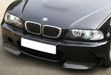 For 1999-2006 BMW E46 M3 CSL-Style 100% Real Carbon Fiber Front Bumper Splitter Lip 3 Pcs