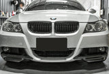 For 2009-2011 BMW E90/E91 335i/328i Real Carbon Fiber Front Bumper Splitter Spoiler Lip 3 Pcs