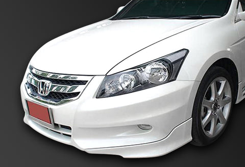 For 2011-2012 Honda Accord 4-DR OE-Style Painted White Front Bumper Aprons Lip  2 pcs