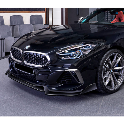 For 2019-2022 BMW Z4 G29 M-Sport Painted Black Front Bumper Body Kit Spoiler Lip  3pcs