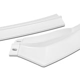 For 2011-2013 Scion TC V-Style Painted White Front Bumper Spoiler Splitter Lip  3pcs
