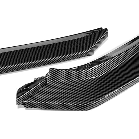 For 2021-2024 Kia K5 GT-Line STP-Style Carbon Painted Front Bumper Spoiler Lip  3pcs