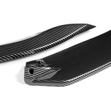 For 2019-2022 Toyota Corolla Hatchback TS-Style Carbon Painted Front Bumper Lip  3pcs