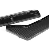 For 2011-2014 Acura TSX STP-Style Carbon Look Front Bumper Spoiler Splitter Lip  3pcs