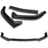 For 2011-2014 Acura TSX STP-Style Carbon Look Front Bumper Spoiler Splitter Lip  3pcs