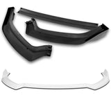 For 2021-2023 Ford Mustang Mach-E GT Painted White Front Bumper Body Spoiler Lip  3pcs