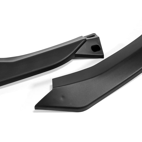 For 2022-2024 BMW 2-Series Coupe G42 M-Sport Matt Black Front Bumper Spoiler Lip  3pcs