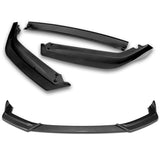 For 2021-2023 Honda Accord Sedan Carbon Style Front Bumper Spoiler Splitter Lip  3pcs