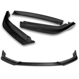 For 2021-2022 Honda Accord Sedan Matt Black Front Bumper Spoiler Splitter Lip  3pcs