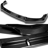 For 2017-2021 Honda Civic Si Hatchback TR Real Carbon Fiber Front Bumper Spoiler Lip  3 Pcs