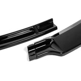 For 2012-2015 Tesla Model S Painted Black Color Front Bumper Body Kit Splitter Spoiler Lip