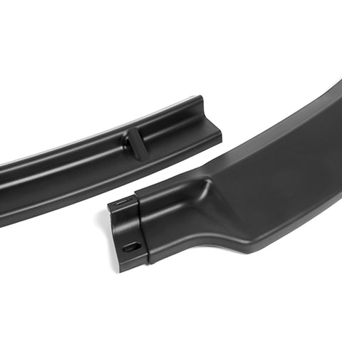 For 2012-2015 Tesla Model S STP-Style Matte Black Color Front Bumper Splitter Spoiler Lip