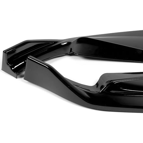 For 2013-2015 Lexus GS350 GS450h F-Sport Painted Black Front Bumper Spoiler Lip  3Pcs