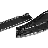 For 2013-2015 Lexus GS350 GS450h F-Sport Carbon Look Front Bumper Spoiler Lip  3pcs