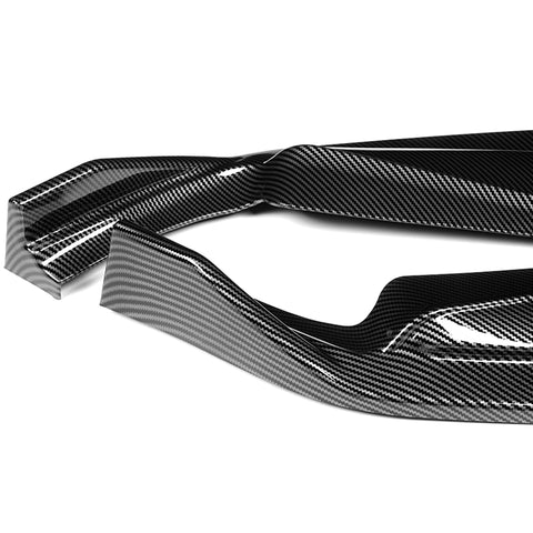 For 2013-2015 Lexus GS350 GS450h F-Sport Carbon Look Front Bumper Spoiler Lip  3pcs