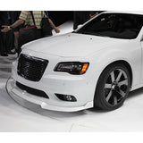For 2012-2014 Chrysler 300 SRT8 Painted White Front Bumper Splitter Spoiler Lip 3 Pcs