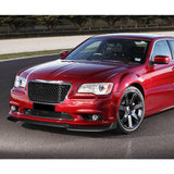 For 2012-2014 Chrysler 300 SRT8 Matte Color Black Front Bumper Body Splitter Spoiler Lip