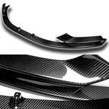 For 2014-2021 BMW 2-Series F22 F23 M-Sport Carbon Fiber Front Bumper Spoiler Lip  3pcs