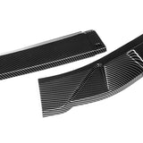 For 2019-2023 Lexus ES300H ES350 Carbon Look Front Bumper Splitter Spoiler Lip  3pcs