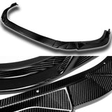 For 2019-2021 Lexus ES300h ES350 Real Carbon Fiber Front Bumper Splitter Spoiler Lip  3pcs