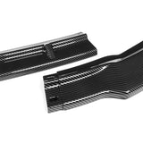 For 2006-2008 Honda Civic Coupe CS-Style Carbon Look Front Bumper Spoiler Lip  3pcs