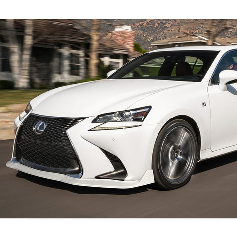 For 2016-2019 Lexus GS-Series Painted White Color  V2-Style Front Bumper Body Spoiler Lip