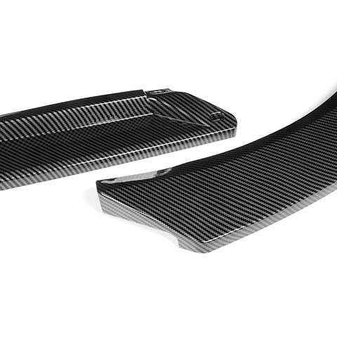 For 2021-2023 Toyota Camry SE / XSE Carbon Look Front Bumper Splitter Spoiler Lip