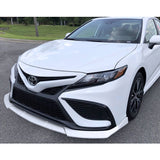 For 2021-2023 Toyota Camry SE / XSE Painted White Front Bumper Splitter Spoiler Lip